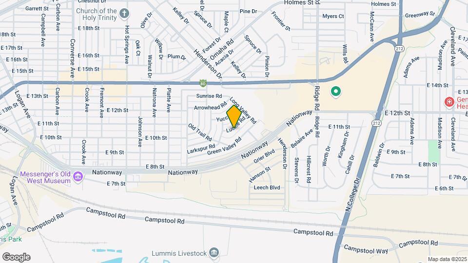 3413 Luckie Rd Map and Location Details