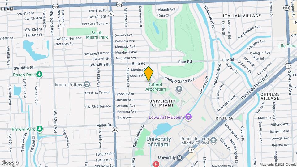 4950 San Amaro Dr Map and Location Details