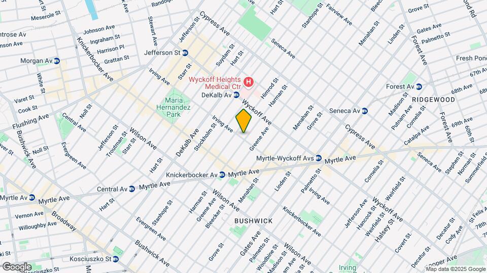 215 Irving Ave Mapa y Detalles de la Ubicación