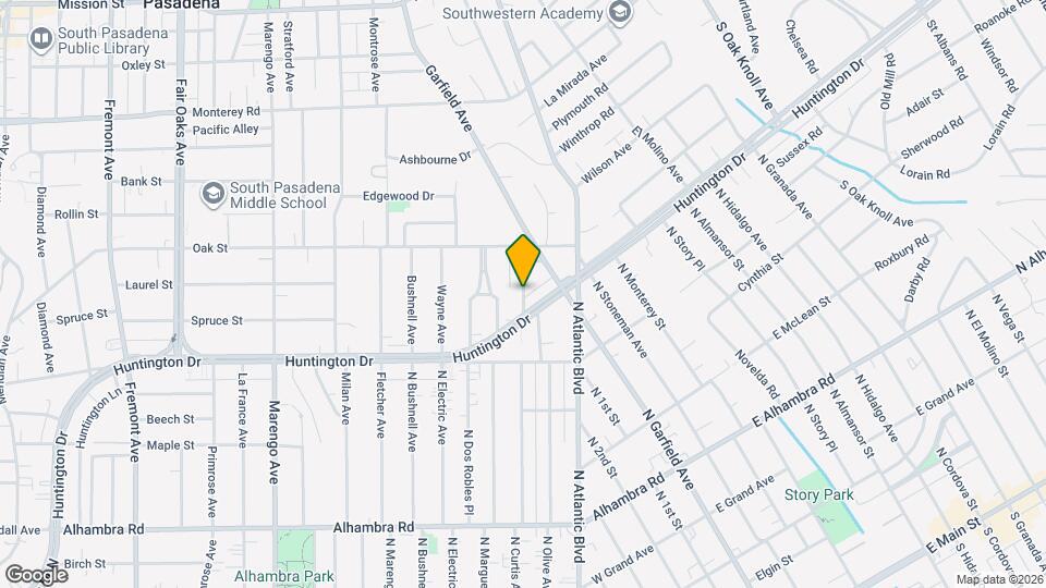 1739 La Senda Pl Map and Location Details