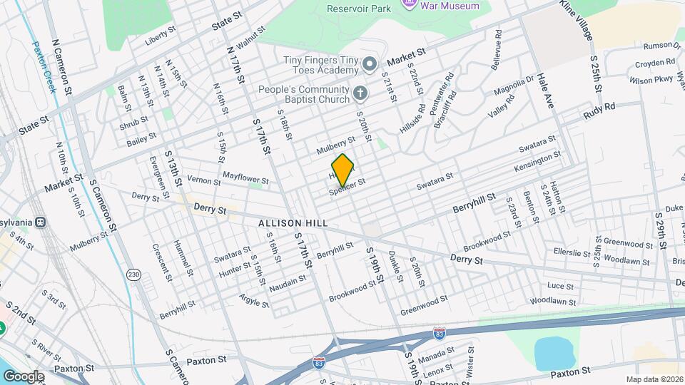 1851 Spencer St Map and Location Details