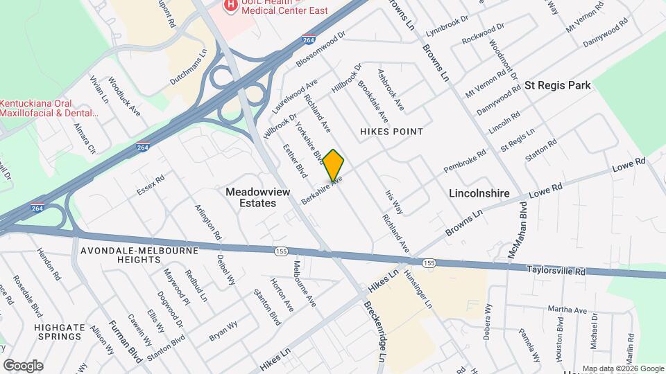 2902 Yorkshire Blvd Map and Location Details