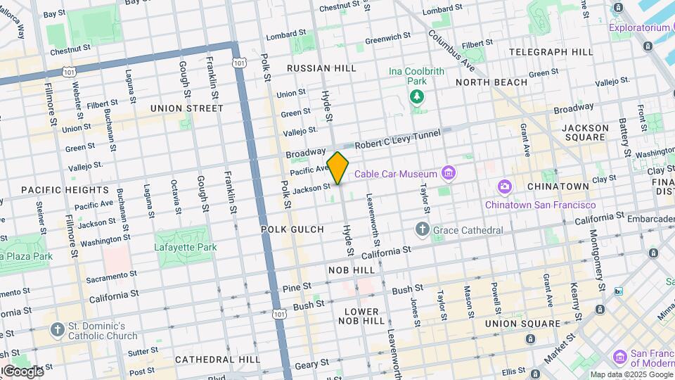1449 Hyde St Map and Location Details