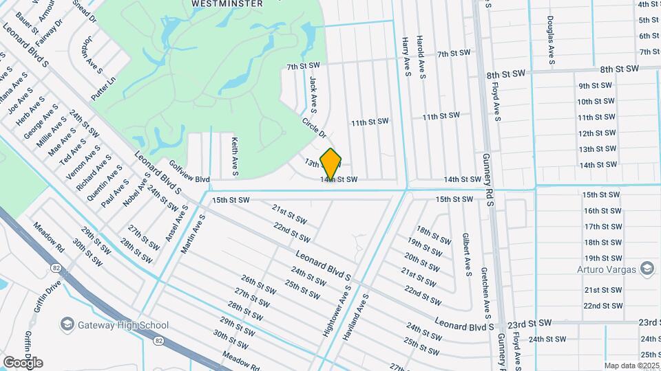 4717-4719 14th St SW Map and Location Details