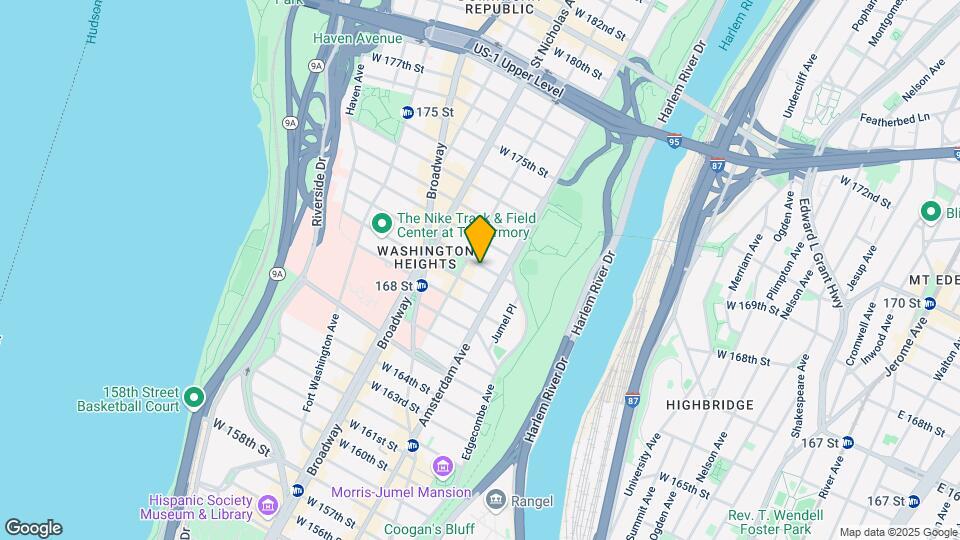 510 W 170th St Map and Location Details
