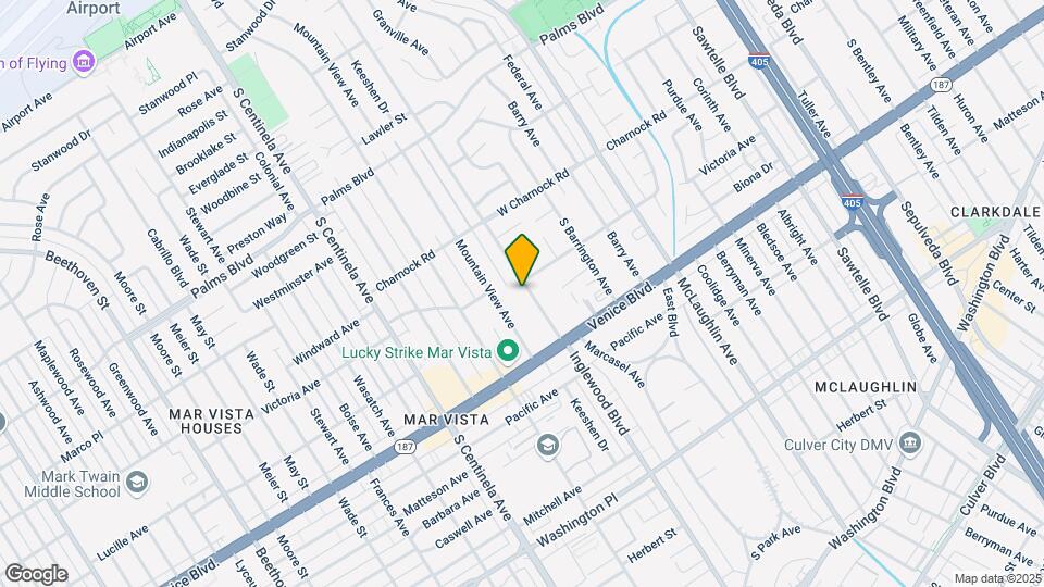 3711 Inglewood Blvd Mapa y Detalles de la Ubicación