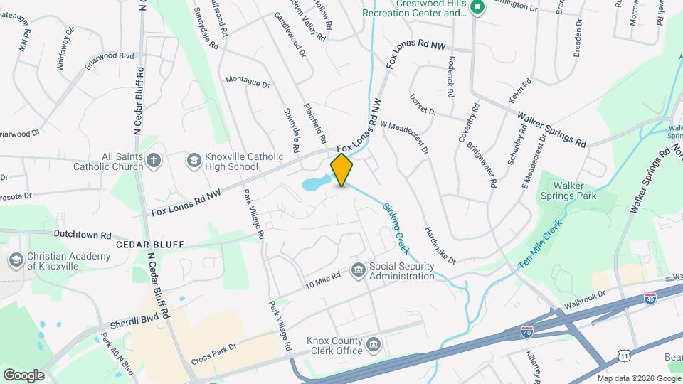 9101 Cedarpark Ln NW, Unit Apt A Map and Location Details