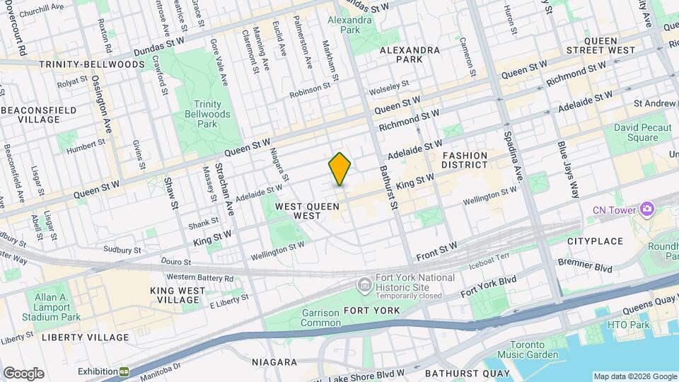 90 Tecumseth St. Map and Location Details