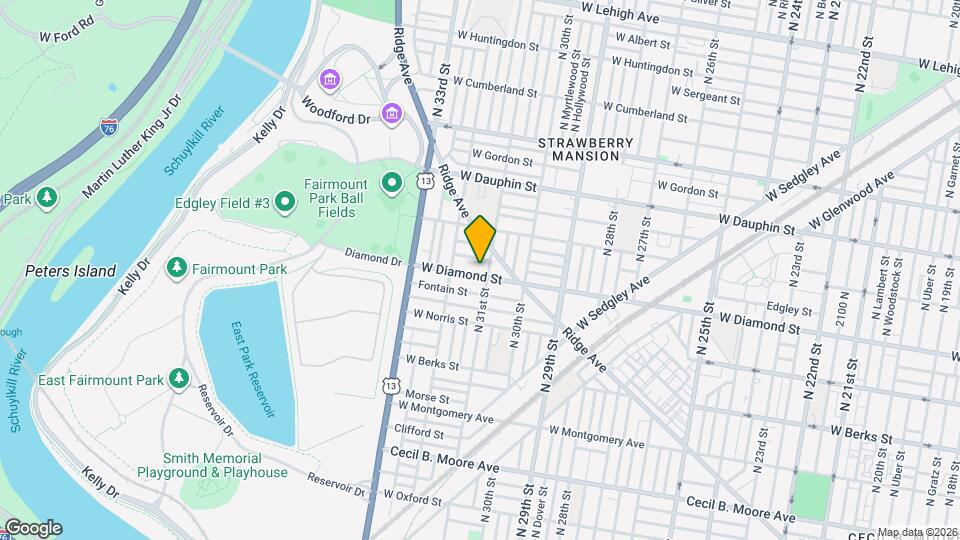 3111 W Diamond St, Unit 3 Map and Location Details