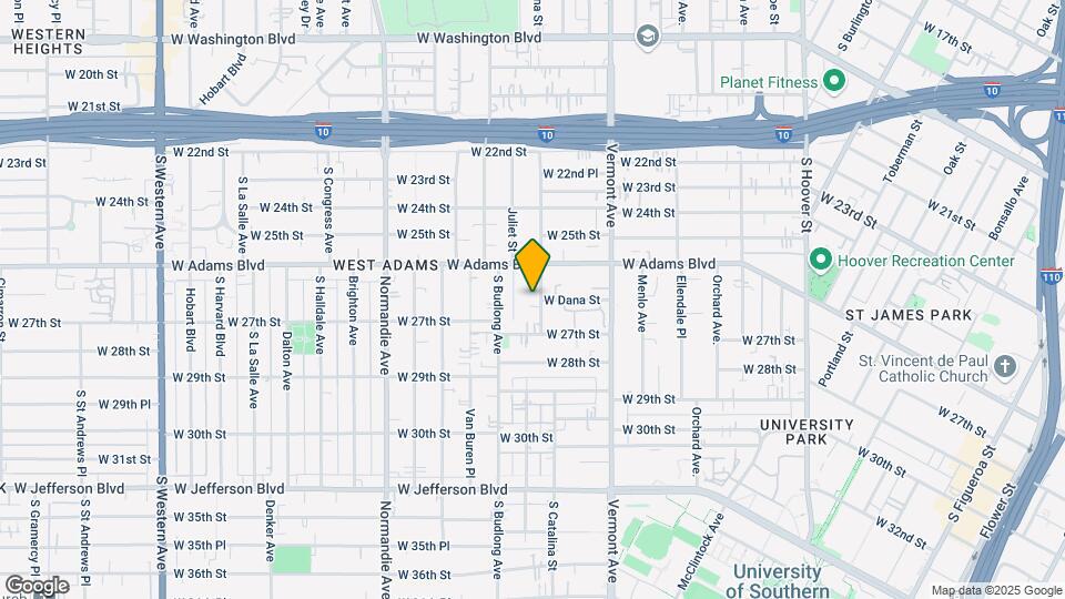 2637 S Catalina St Mapa y Detalles de la Ubicación