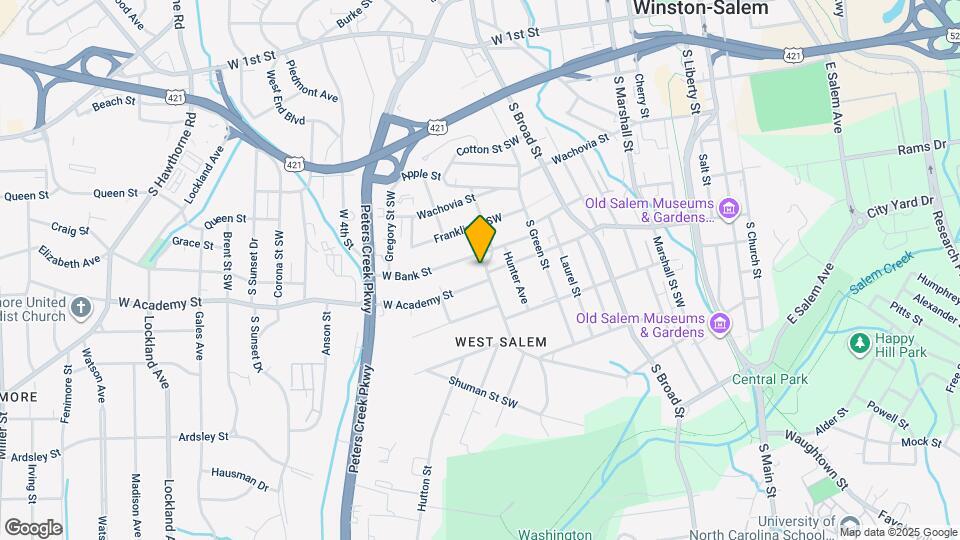 512 Granville Dr, Unit 1 Map and Location Details