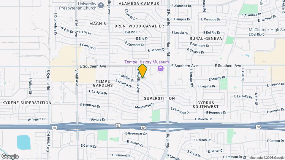 610 E Malibu Dr Map and Location Details