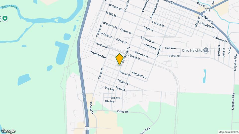 961 S Pickaway St Map and Location Details