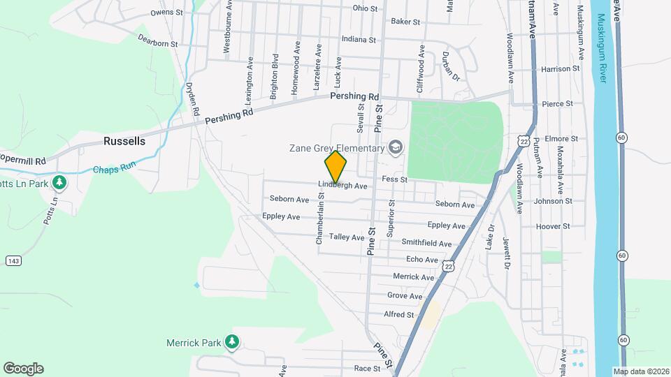 940 Lindbergh Ave Map and Location Details