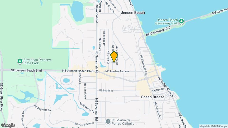 3393 NE Sandra Dr Map and Location Details