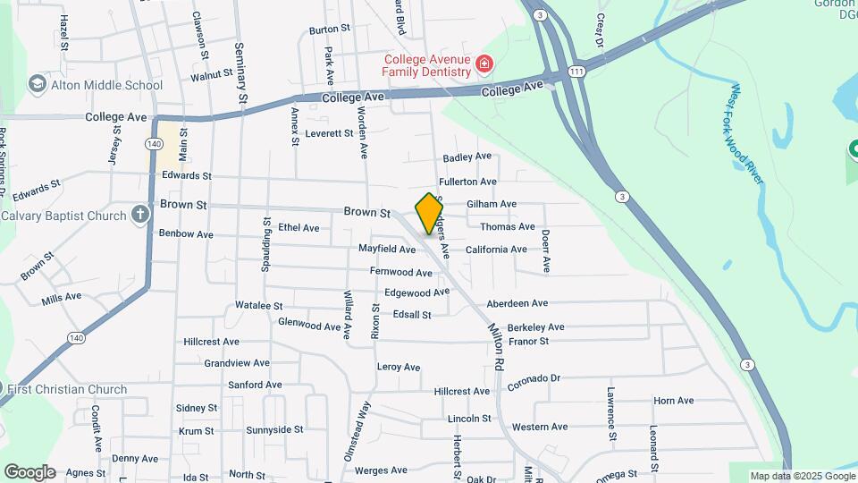 1333 Milton Rd Map and Location Details