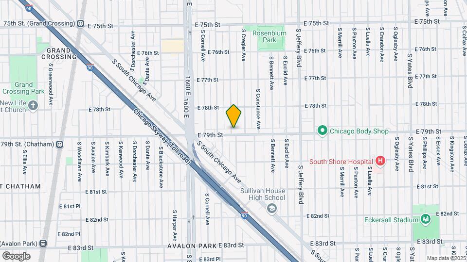 1732 E 79th St Mapa y Detalles de la Ubicación