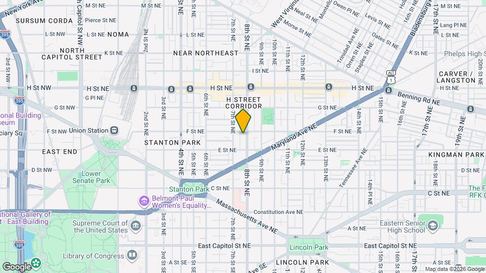 526 8th St NE Map and Location Details