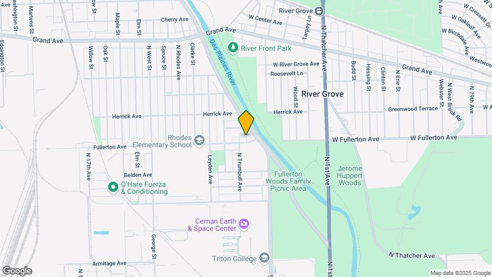8620 Fullerton Ave Map and Location Details