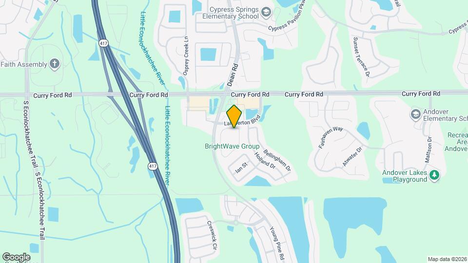 10112 Andover Point Cir, Unit 208 Map and Location Details