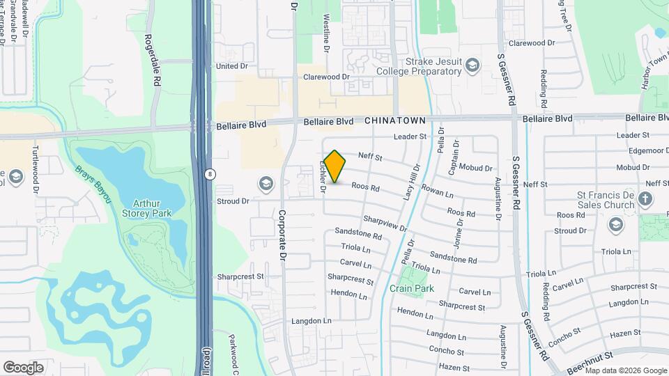 9411 Roos Rd Map and Location Details