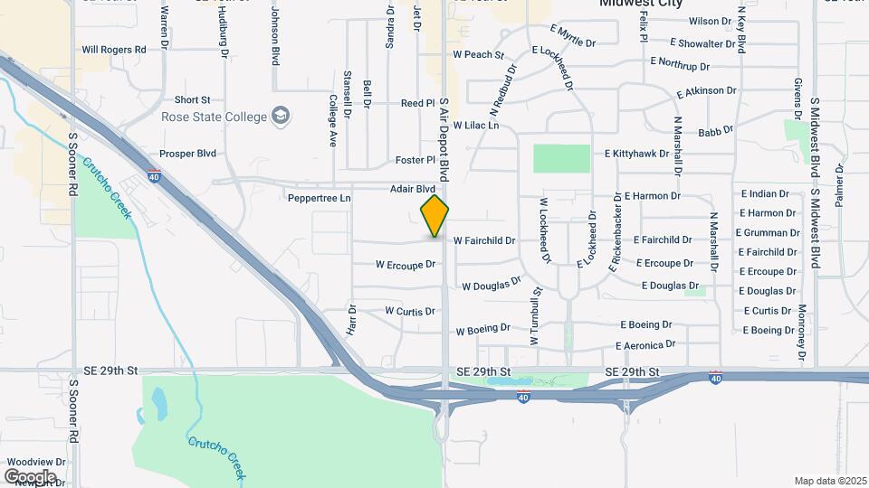 402 W Fairchild Dr Map and Location Details