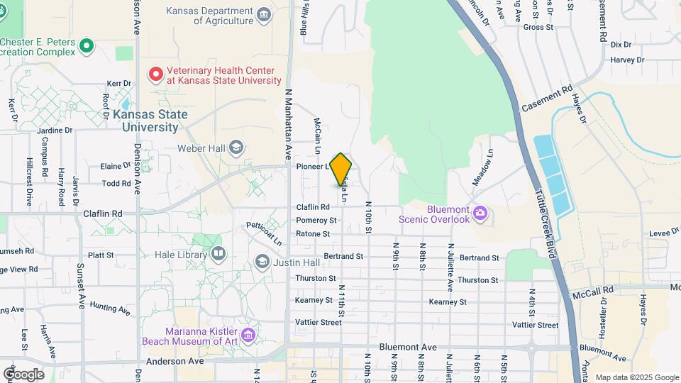 1411 Vista Ln Map and Location Details