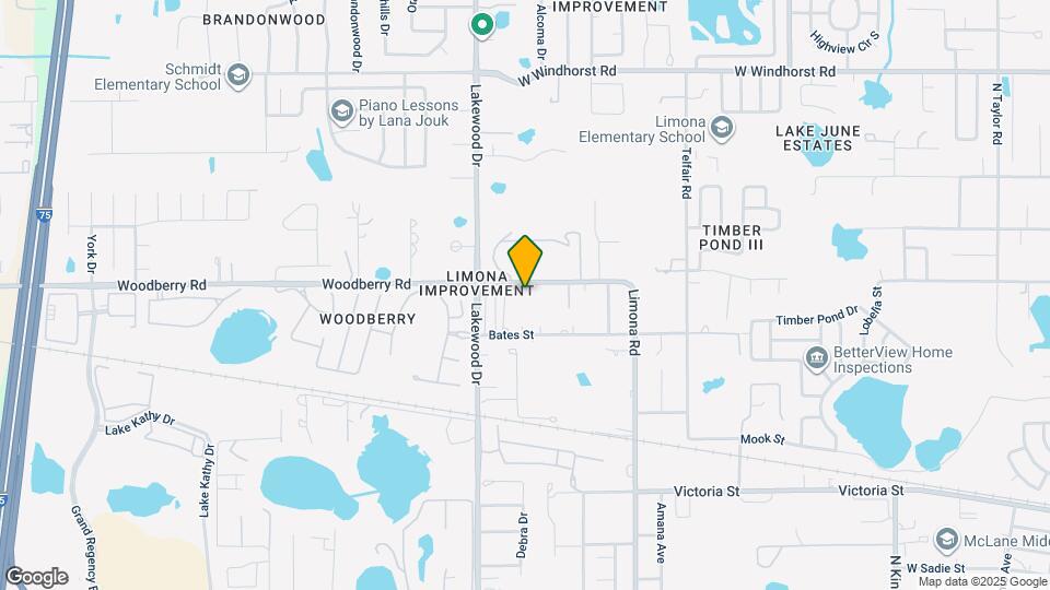 1609 Limona Rd Map and Location Details