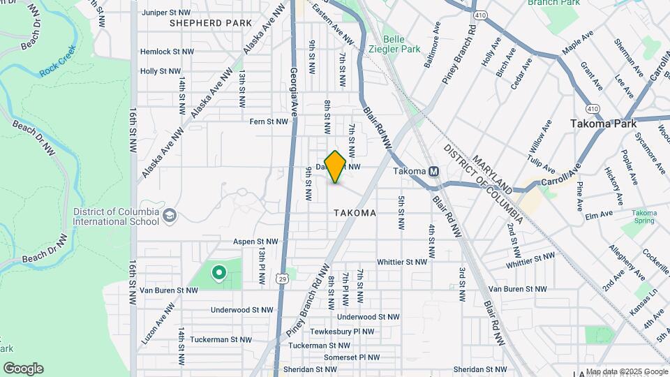716 HIGHLAND AVE NW, Unit TAKOMA HIGHLAND MBR1 Map and Location Details