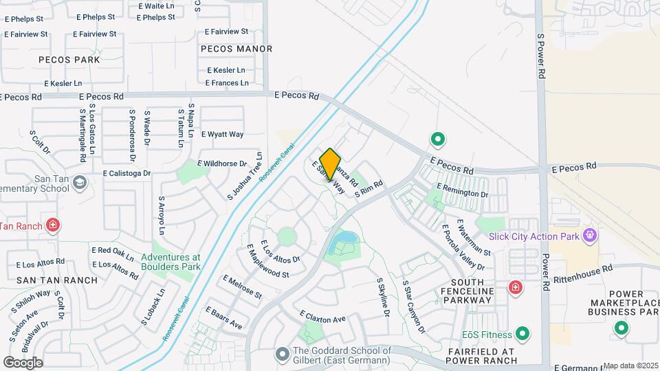4193 E Sandy Way Map and Location Details