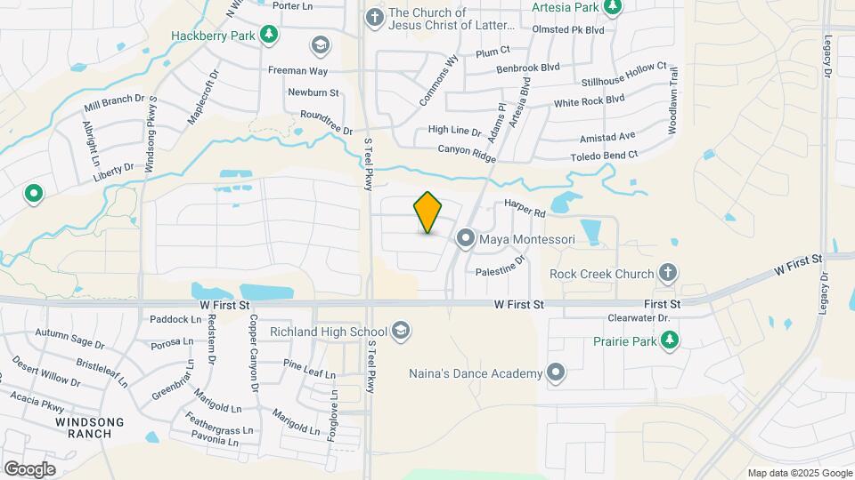 16009 Placid Trail Map and Location Details