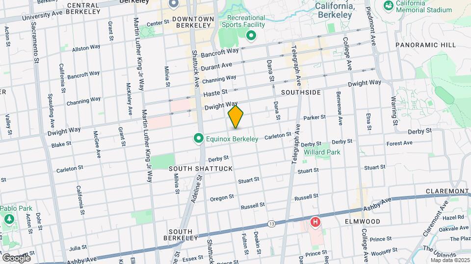 2226 Parker St Map and Location Details