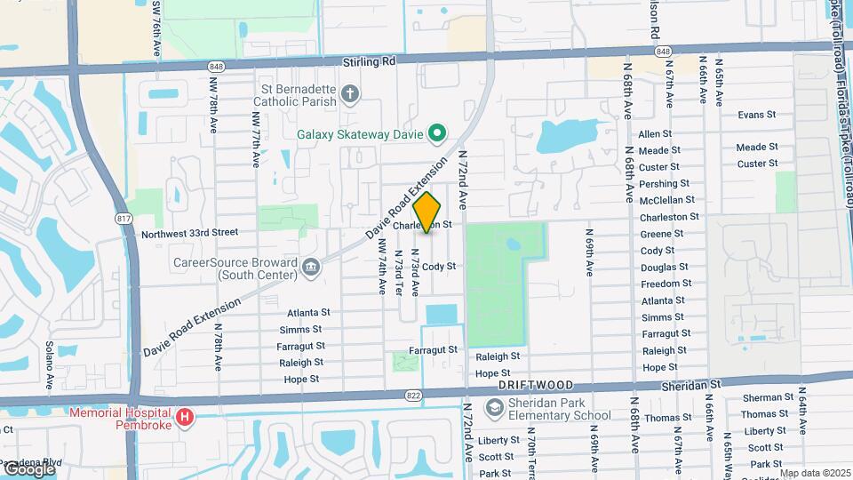 3210 NW 72nd Way Map and Location Details