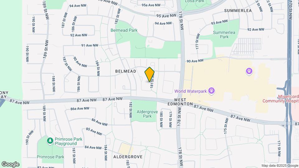 8728-8181 181 St NW Map and Location Details