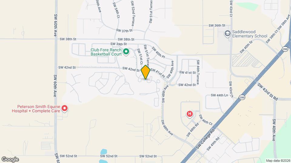 4233 SW 50th Cir Map and Location Details