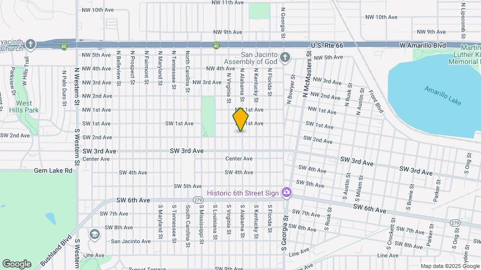 110 S Alabama St Map and Location Details