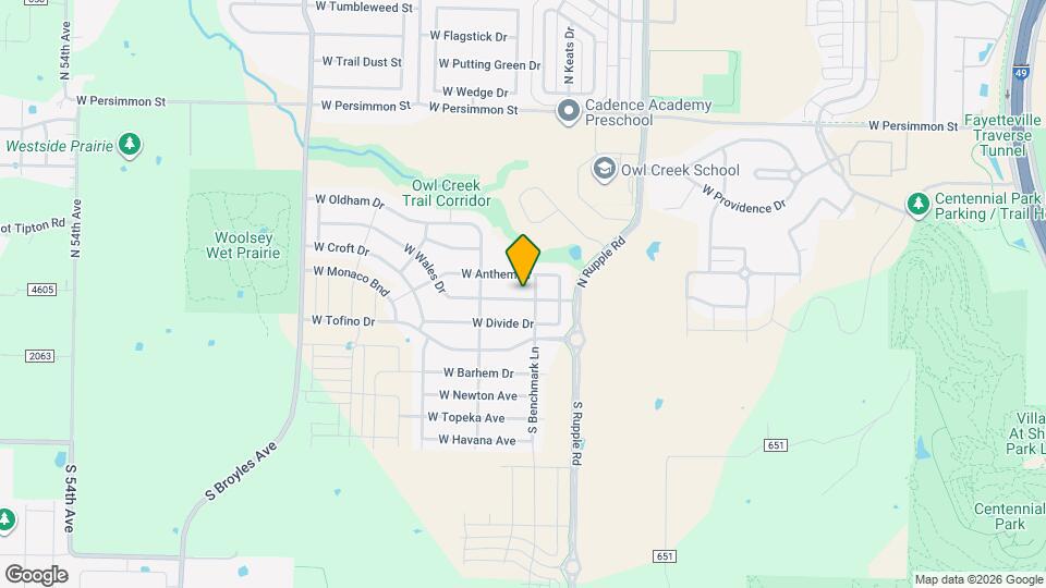 4336 W Wales Dr Map and Location Details