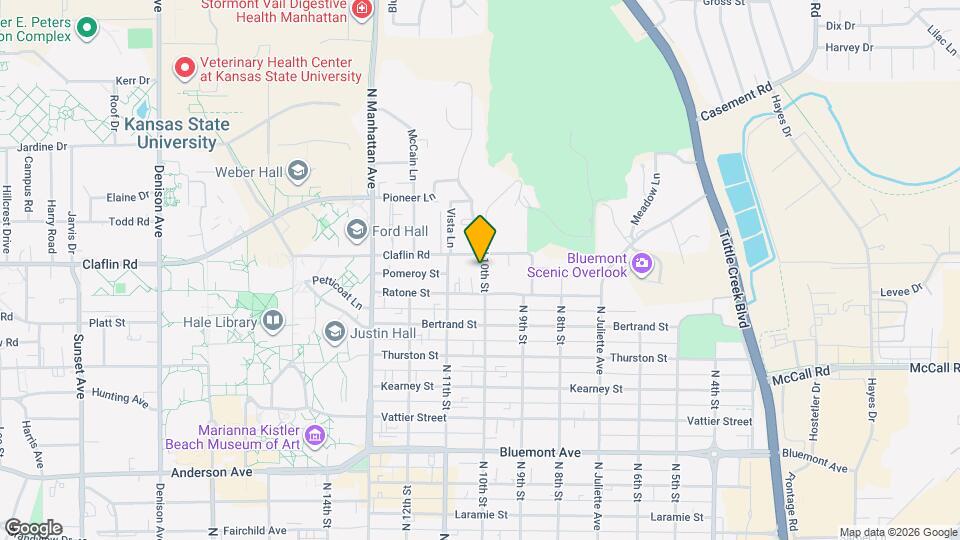 1315 N 10th St Map and Location Details