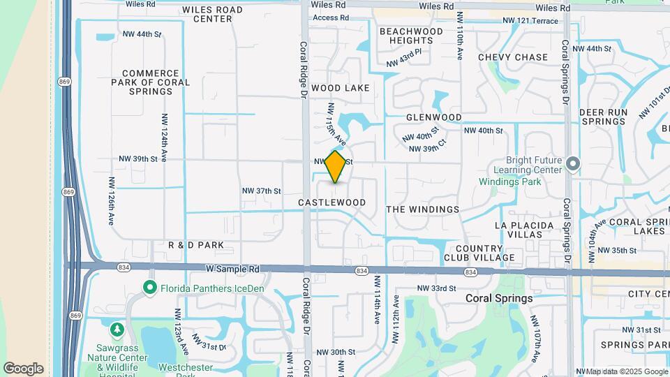 3750 NW 115th Way Map and Location Details