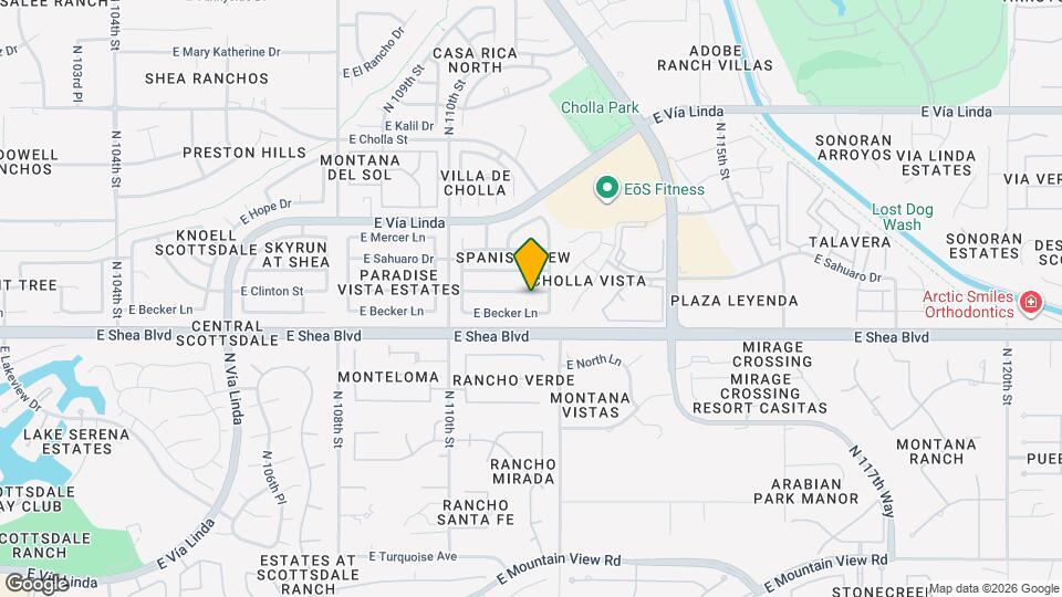 11127 E Clinton St Mapa y Detalles de la Ubicación
