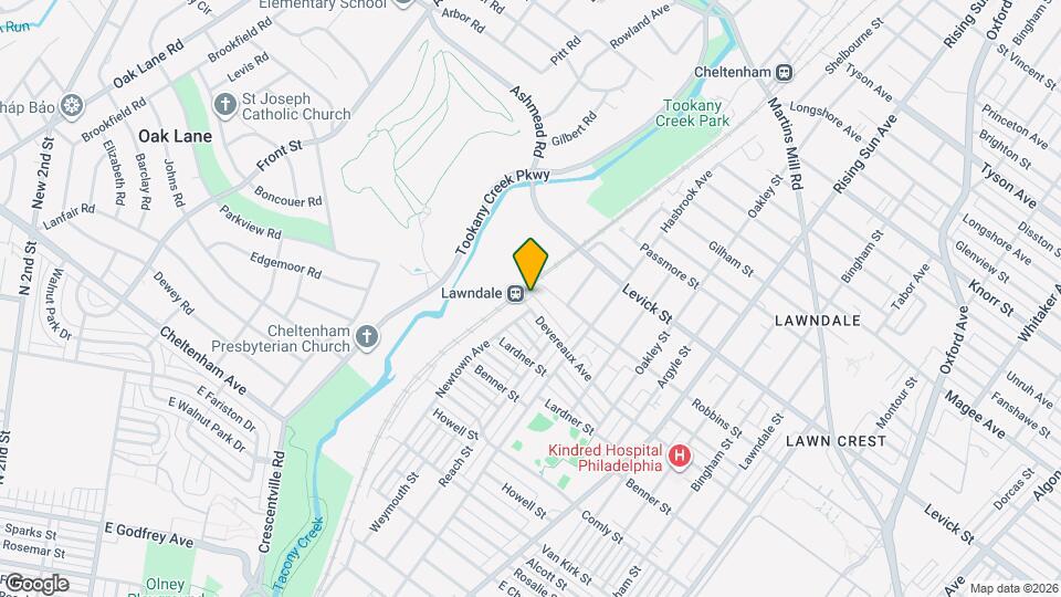 105 Devereaux Ave Map and Location Details