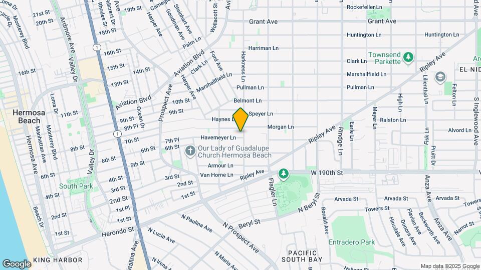 1743 Havemeyer Ln Map and Location Details