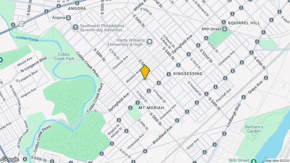 1606 S Frazier St Map and Location Details