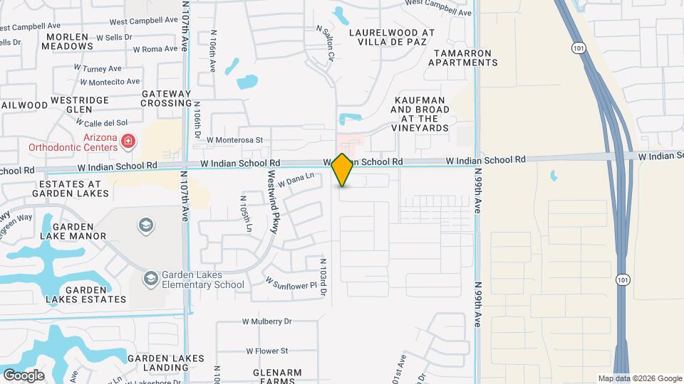 10275 W Amelia Ave Map and Location Details