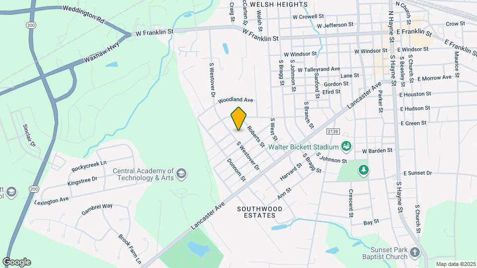 603 S Westover Dr Map and Location Details