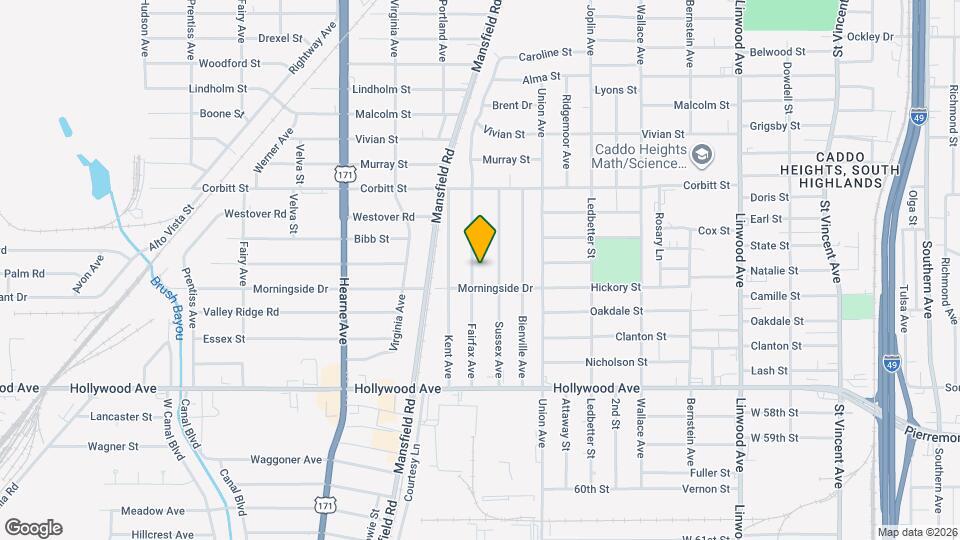 5331 Fairfax Ave Map and Location Details