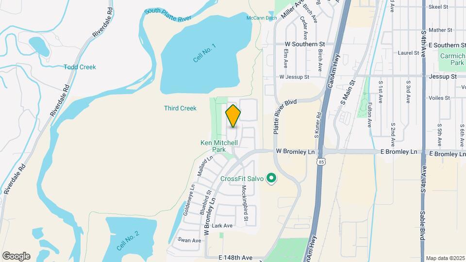 843 Mockingbird St Map and Location Details