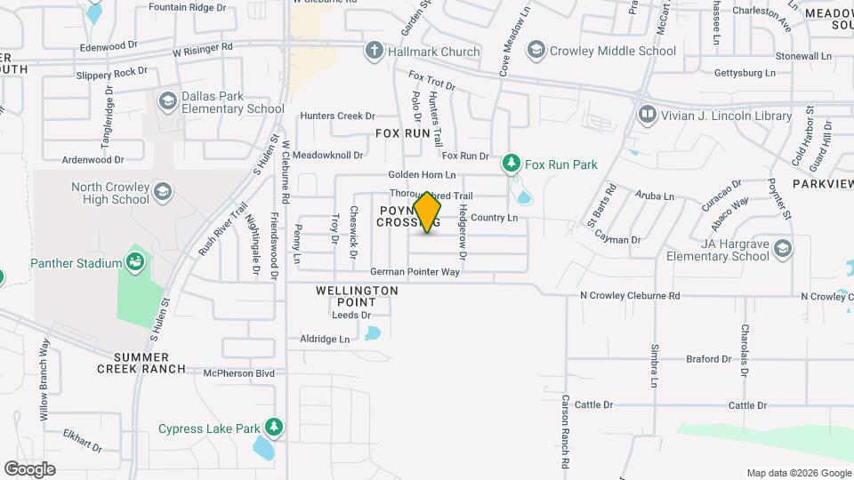 4013 Foxhound Ln Mapa y Detalles de la Ubicación