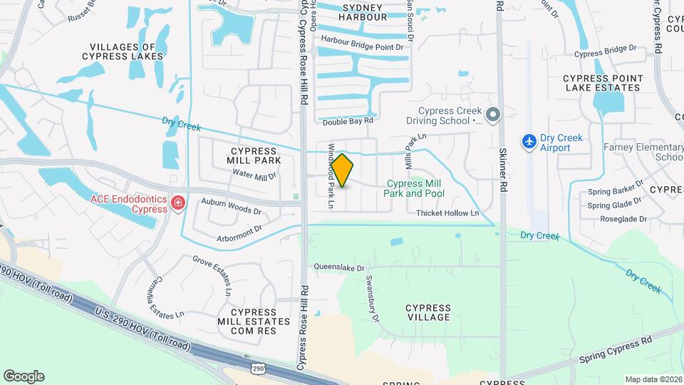 14627 Cypress Cottage Ct Map and Location Details