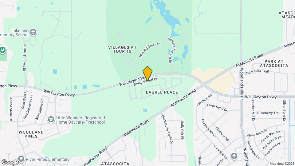 10414 Whisper Bluff Dr Map and Location Details